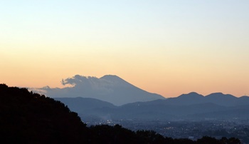 弘法山からの富士山